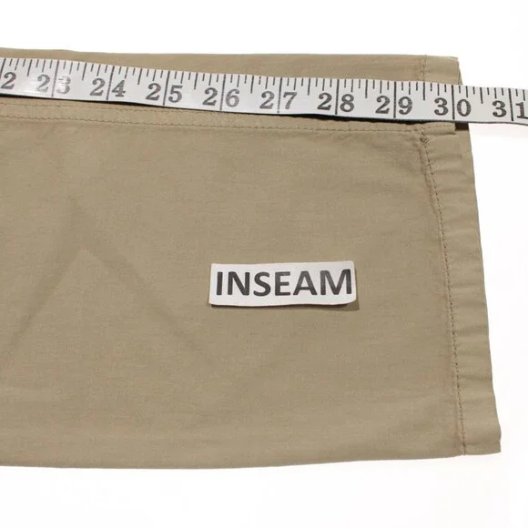 Hiltl NWT 5 Pocket Jean Cut Pants Size 46 30 US Kid Solid Tan Cotton Blend